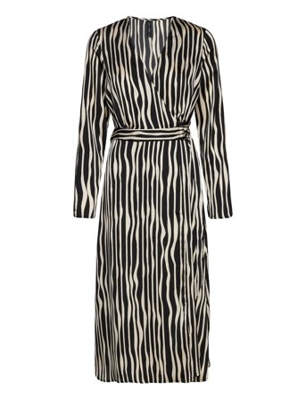 Mango | Striped Midi Dress | XS