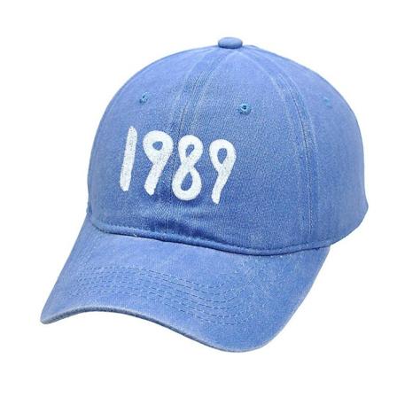 Mænd Kvinder Unisex Taylor Swift 1989 Retro Baseball Cap Justerbar Snapback Vintage Sol Sport Hat Fans Gaver Blue