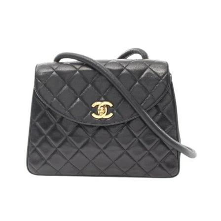 Chanel Vintage, Pre-owned Leather chanel-bags Zwart, Dames, Maat:ONE Size