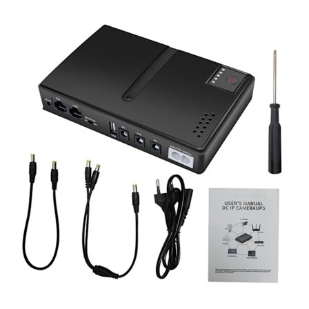 Nødstrømkilde Mini UPS for Små Enheter, Ruter Kamera Uavbrutt