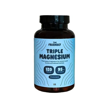 The Friendly Fat Company Trippel Magnesium 120 kapsler