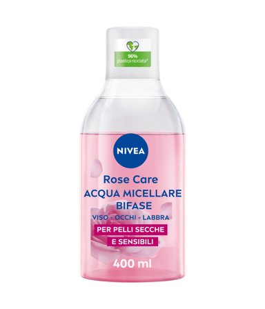 Nivea Rose Care Acqua Micellare Bifase Detergente Viso E Occhi