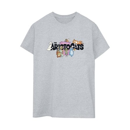 Disney Dam/Kvinnor Aristocats Logo Bomull Boyfriend T-Shirt M