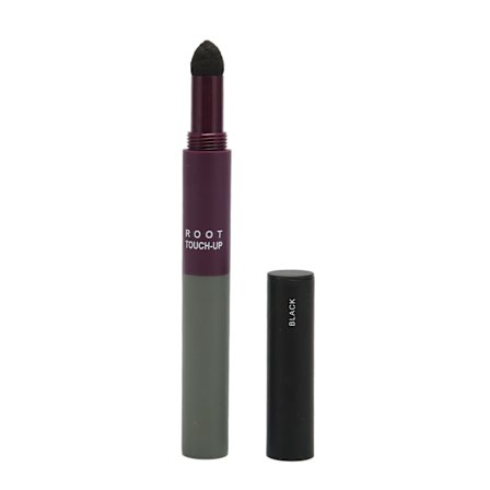 0,2oz Hårlinjeskygge Pen Dobbelt Hoved Engangsfarvning Hårskygge Svamp Hoved Pen Grå Sort