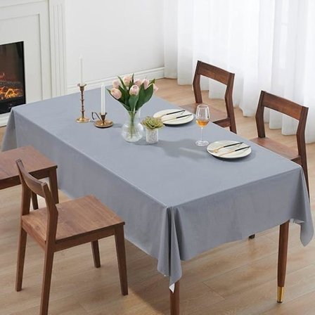 Rektangulær dug, vaskbar voksdug, pletafvisende vandtæt rektangulær plastikdug, 200 x 140 cm