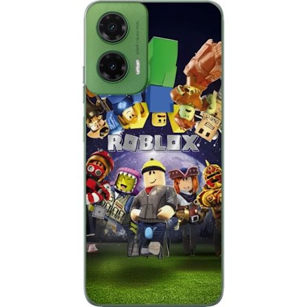 Kompatibelt Mobildeksel til Motorola Motorola Moto G35 Roblox Verden - Spilleventyr for Barn og Ungdom