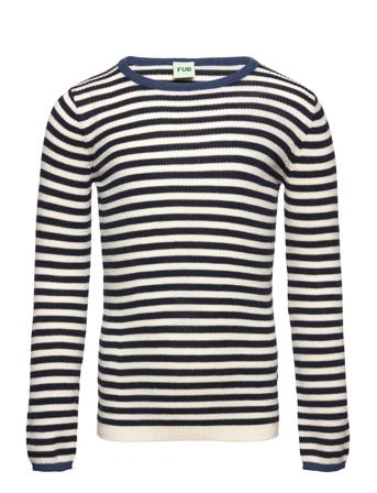 Rib Blouse Pullover Multi/mønstret FUB