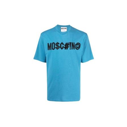 Moschino T-Shirts Blå, Herre