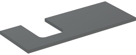 Geberit ONE 505.295.00.3 Bänkskiva 120 cm Lava, Badrum