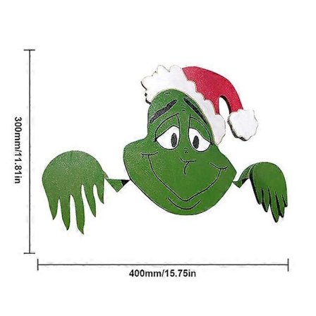 Julepynt Julenissen Reinsdyr-nissen Kikker Gjerde Juledekor Utendørs Festlighet Til Anledningen Navidad