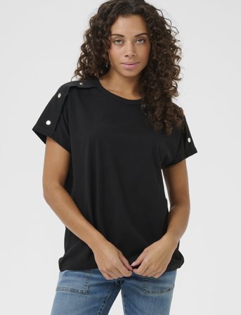 Culture Cuselma Amora T-Shirt - Black - XS