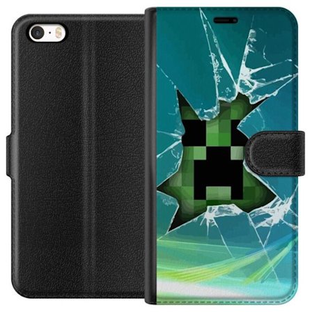 Yhteensopiva Lompakkokotelo Apple Apple iPhone 5 MineCraft