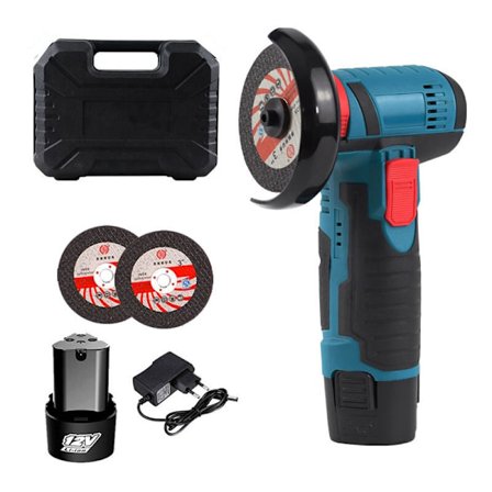Mini trådløs vinkelsliber, 12V trådløs vinkelsliber til slibning og skæring, polering