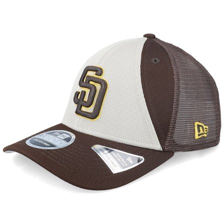 New Era - MLB Brun trucker Caps - San Diego Padres MLB Batting Practice 9SEVENTY Trucker @ Hatstore