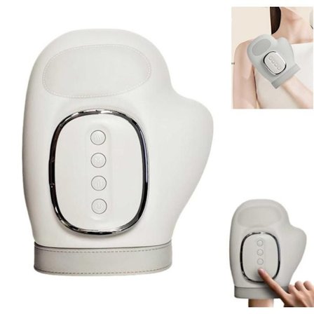 MASSAGEAPPARAT Handske, håndmassageapparat med varme og kompression, smart fingermassageapparat - 3 massagetilstande