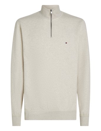 Essential Fleece 1/4 Zip Cream Tommy Hilfiger
