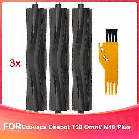 Udskiftnings hovedbørster til Ecovacs Deebot T20 Omni/ N10 Plus, Deebot T20 rullebørster Deebot Rep (FMY)