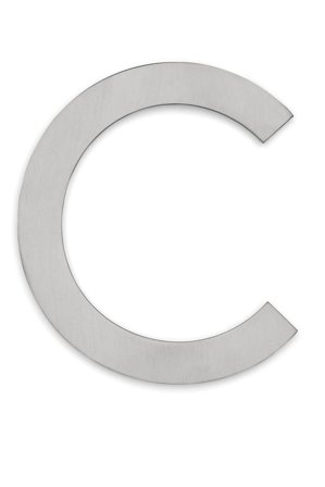 Habo 30752 Husbokstav rostfri C, Beslag