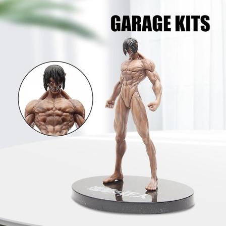 Attack On Titan Model Anime Statyett Samlarobjekt Söt bilinteriör Tårta Toppdekor för fans 15 cm Sun Warrior