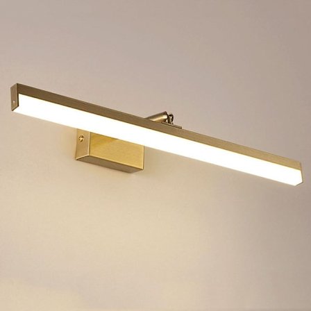 LED spegellampa badrum, 18W IP44 vattentät 180° rotation badrumslampa vägg