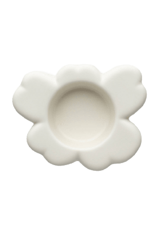 Marimekko Unikko Tealight Holder Ljus & ljusstakar Vit ONESIZE