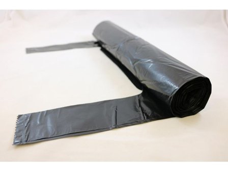 Plastsäck knyt LD 70L svart 10/rl - Lyreco - Städ och hygien - Påsar och säckar - Plastsäckar