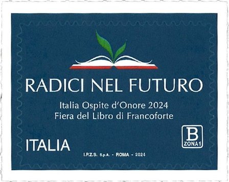 Italien - Æresgæst ved bogmessen i Frankfurt - Postfrisk frimærke