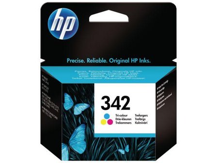 HP 342 - farge (cyan, magenta, gul) - original - blekkpatron