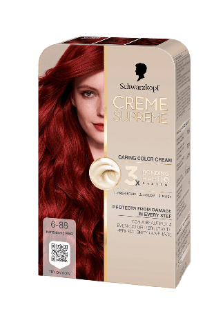 Schwarzkopf Creme Supreme Hårfärg Dam Röd 1 ST