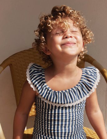 Wheat Swimsuit Doris - Blue - 110