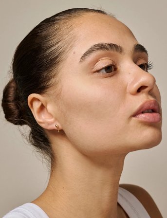 Enamel Copenhagen Hoops, Twistie Drop - Gold - ONE SIZE