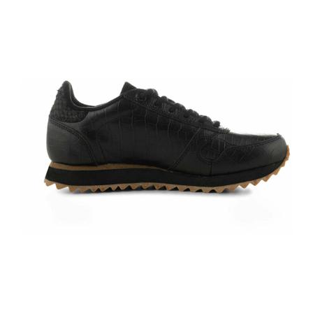 Woden Ydun Shiny Sneakers , Zwart , Heren , Maat: 36 EU