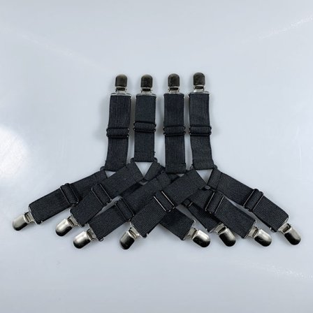 Hvidt sæt med 4 dele, lagen Sling trekantet madras Sling elastik