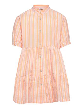 Kylia - Dress Dresses & Skirts Dresses Casual Dresses Short-sleeved Casual Dresses Vaaleanpunainen Hust & Claire