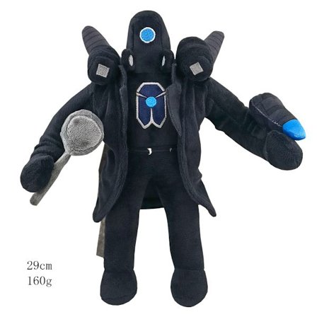 Mub- NY SKIBIDI Toalett Plysch Toalettskål Plysch Leksak Monitor Figur