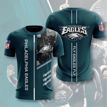 NFL Super Bowl kortärmad sport -philadelphia Eagles