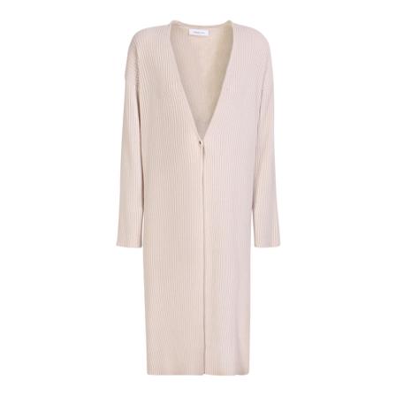 Fabiana Filippi, Long Knitwear Beżowy, Kobieta, Rozmiar: 2XS