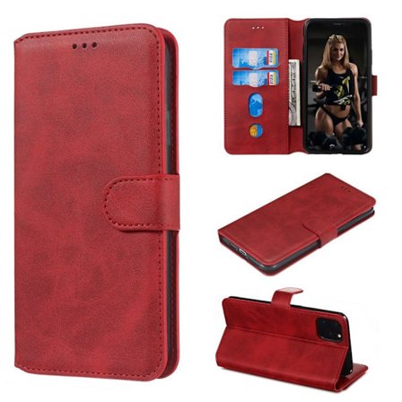 Foldable iPhone 11 Pro wallet case - Red