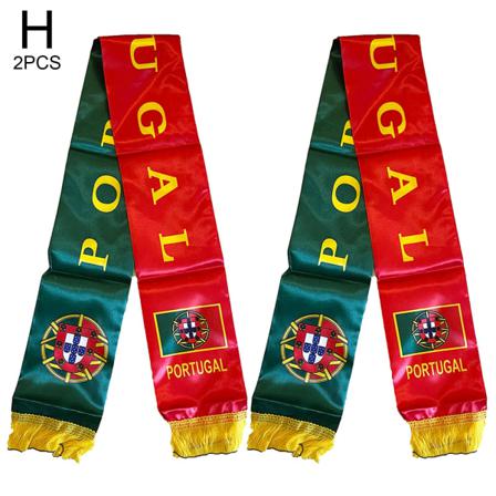 2022 England Fotbollsfans Scarf Match Day Bar Scarves Red & Whi