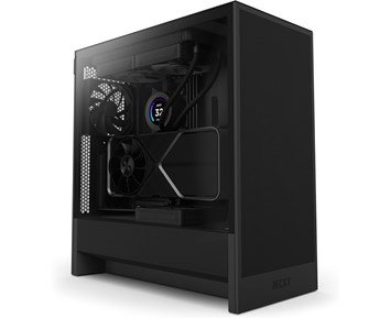 NZXT H5 Flow (2024) Black - Fyndvara - Mid-tower chassi med nätpaneler & plats för radiator