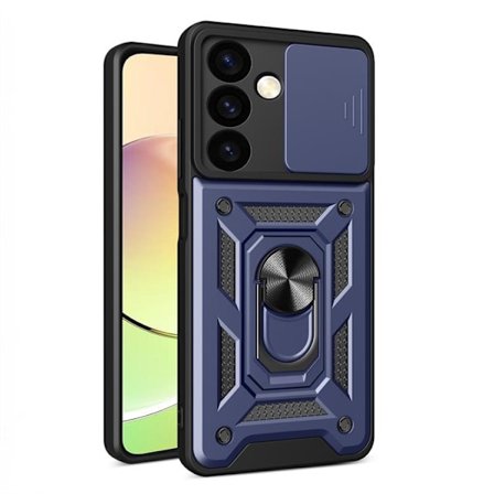 Galaxy A25 5G Mobilskal Hybrid Armor Camshield - Blå