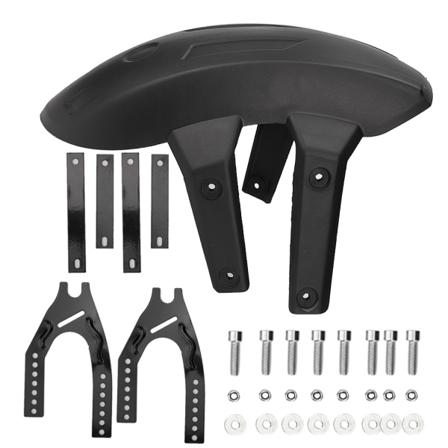 Motorsykkel Bakhjul Mud Flap Guard Mudguard Cover med brakett Universal