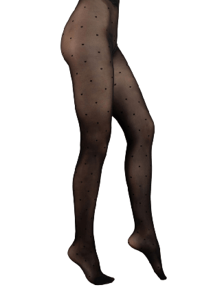 BleuForêt Prickig Strumpbyxa 30 Den - Matt Lyster Strumpbyxor Dam Svart S/M