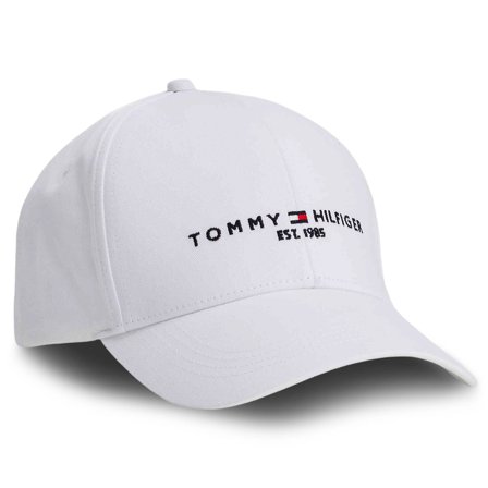 Czapka z daszkiem Established Tommy Hilfiger Biała dla mężczyzn - Czapki z daszkiem