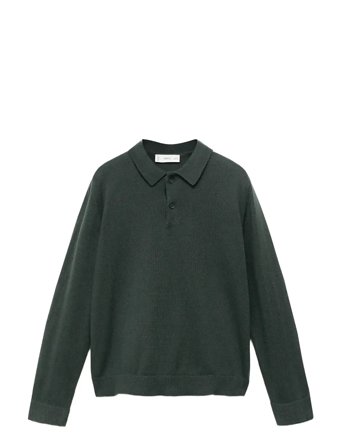 Mango | Knitted Polo-Neck Sweater | 7-8