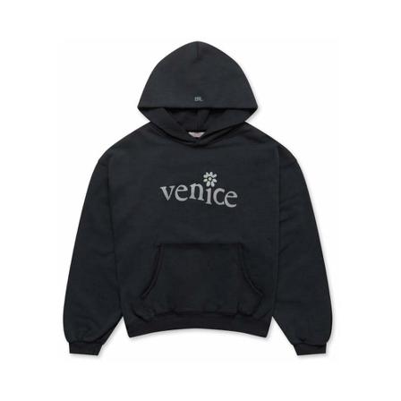 Erl, Hoodie Zwart, Heren, Maat:S