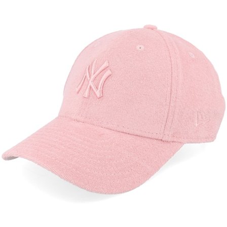 New Era - MLB Rosa adjustable Caps - Kids New York Yankees Towelling 9FORTY Pink Adjustable @ Hatstore