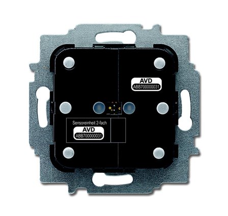 ABB 6133-0-0223 Painikerunko upotettava 2-napainen, Kytkimet & pistorasiat