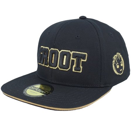 Difuzed - Black snapback Czapka Z Daszkiem - Groot Black Snapback @ Hatstore
