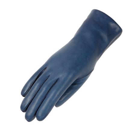 Randers Handsker Gloves With Lambskin Blå, Dame, Størrelse: 8 1/2 IN
